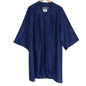 Jostens Navy Blue Graduation Gown Unisex Men’s Women School College Commencement